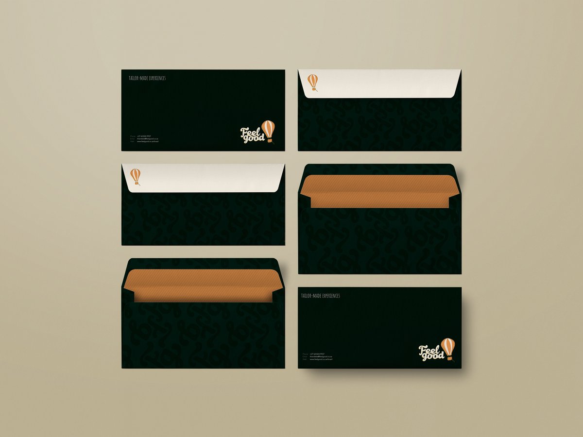 Feel Good booking envelope